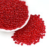 3/0 Baking Paint Glass Fringe Seed Beads SEED-A034-04E-2