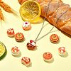 30Pcs 6 Styles Imitation Food Opaque Resin Pendants FIND-CJ0002-47-6