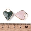 Natural & Synthetic Mixed Stone Faceted Pendants G-Q601-03G-3