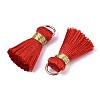 Handmade Polycotton(Polyester Cotton) Tassel Decorations FIND-R092-05-2