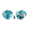 Handmade Gold Sand Lampwork Beads LAMP-S035-12mm-10-3