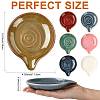 Round Ceramic Utensil Rest PR-FZCA307-03-3