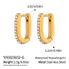 304 Stainless Steel Hoop Earrings for Women KE4093-1-1