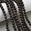 Natural Wood Lace Stone Wooden Jasper Beads Strands G-K365-F03-6mm-1