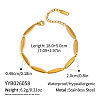 304 Stainless Steel Link Chain Bracelets for Women WG6913A-02-1