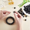 20Pcs Black Cube Letter Silicone Beads 12x12x12mm Square Dice Alphabet Beads with 2mm Hole Spacer Loose Letter Beads for Bracelet Necklace Jewelry Making JX433T-5