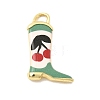 Printed Brass Pendants KK-K274-06G-14-1