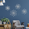 4Pcs Iron & Acrylic Wall Decorations AJEW-WH0871-55P-4