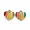 Alloy Enamel Charms X-ENAM-S126-093-NR-2