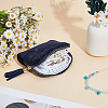 Velvet Jewelry Zipper Bags with Tassel ABAG-WH20009-32C-4