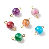 Two Tone Opaque Resin Connector Charms PALLOY-JF01665-1