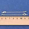 Brass Curb Chain Extender KK-L265-03S-3