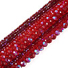 11 Strands 11 Styles Electroplate Glass Beads Strands EGLA-TA0003-06-2