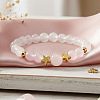 Natural Gemstone Round Beaded Stretch Bracelets for Women KW4259-2