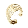 Brass Cuff Open Rings RJEW-F215-04G-3