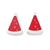Christmas Theme Schima Wood Beads WOOD-F018-02-1