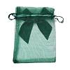 Rectangle Lace Organza Drawstring Gift Bags LS-OP-K002-02-4