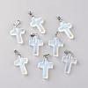Synthetic Opalite Pendants G-J354-10-1