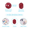 490Pcs 14 Colors Imitation Jade Glass Beads Strands GLAA-CD0001-13-4