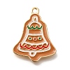 Christmas Theme Alloy Enamel Pendants ENAM-Q509-01KCG-07-1