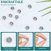 Unicraftale 10Pcs Retro 304 Stainless Steel Beads STAS-UN0055-58-5