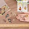 DIY Butterfly Wing Earring Making Kit DIY-SC0020-95-3