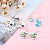 Handmade Polymer Clay Dangle Earring EJEW-JE04501-4