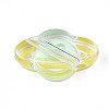 Transparent Acrylic Enamel Beads OACR-N130-022-03-2