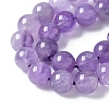 Natural Amethyst Beads Strands G-M445-8MM-01A-4