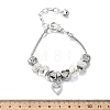 Alloy European Beads Charm Bracelets BJEW-F495-21P-3