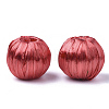 Handmade Raffia Woven Beads WOVE-Q077-20A-02-1