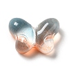 Transparent Baking Paint Glass Beads GLAA-F115-01K-2
