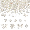 Craftdady 180Pcs 9 Style ABS Plastic Imitation Pearl Beads OACR-CD0001-08-10