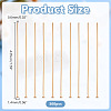 300Pcs 304 Stainless Steel Flat Head Pins STAS-ME0003-70-2
