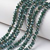 Electroplate Opaque Glass Beads Strands LS-EGLA-A034-P6mm-S03-1
