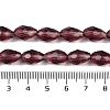 Transparent Glass Beads Strands LS-EGLA-N013-T8mm-D03-4