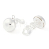Brass Earring Findings KK-E031-S-3