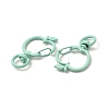 Spray Painted Alloy Swivel Lobster Claw Clasps FIND-A027-04-3