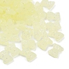 Frosted Transparent Acrylic Beads OACR-P029-20B-03-2