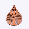 Wood Big Pendants WOOD-WH0106-01-2