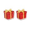 Christmas Theme Schima Wood Beads WOOD-F018-04-1