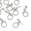 SHEGRACE Brass Toggle Clasps XGRQ5S100-850-P-1