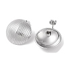 Non-Tarnish 304 Stainless Steel Stud Earrings for Women EJEW-S227-29P-2