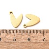 304 Stainless Steel Charms LS-SA-G606-02G-3