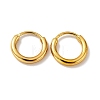 PVD Vacuum Plating 201 Stainless Steel Huggie Hoop Earrings LS-STAS-H164-02G-1
