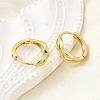 Infinity Brass Hoop Earrings for Women EJEW-U068-01G-3