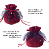 Velvet Jewelry Drawstring Gift Bags ABAG-CJC0003-01-2