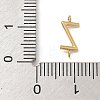 304 Stainless Steel Letter Connector Charms STAS-M108-01G-26-3