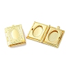 Rack Plating Brass Locket Pendants KK-F090-04G-3