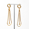 Stainless Steel Dangle Stud Earrings for Women PR2082-3